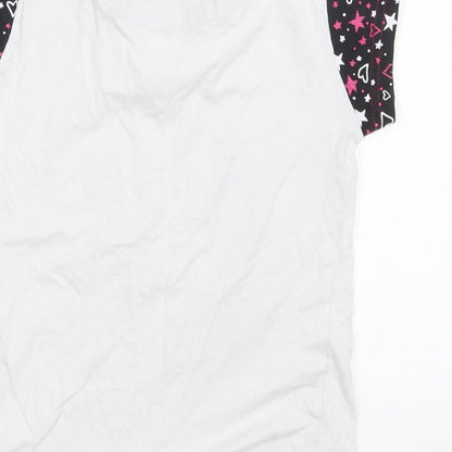 Pyjamas.com Girls White   Top Pyjama Top Size 6-7 Years