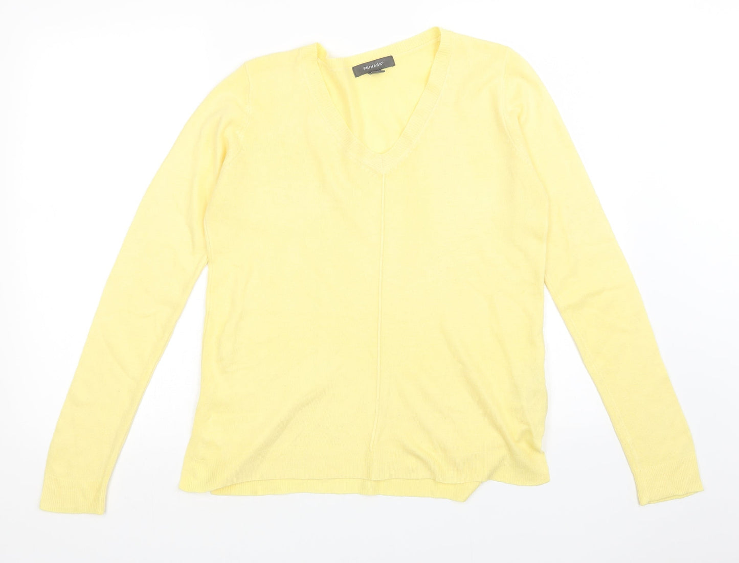 Primark Womens Yellow   Pullover Jumper Size 8