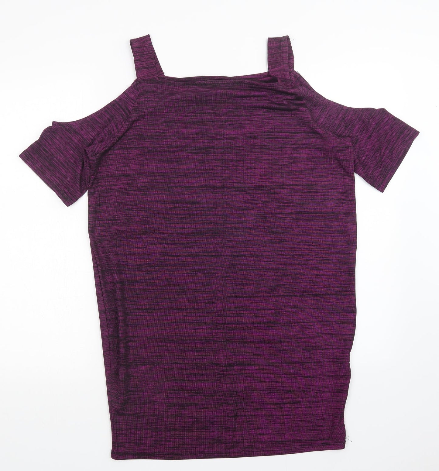 Womens UK Size 14 So Fabulous Purple Basic Blouse