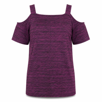 Womens UK Size 14 So Fabulous Purple Basic Blouse
