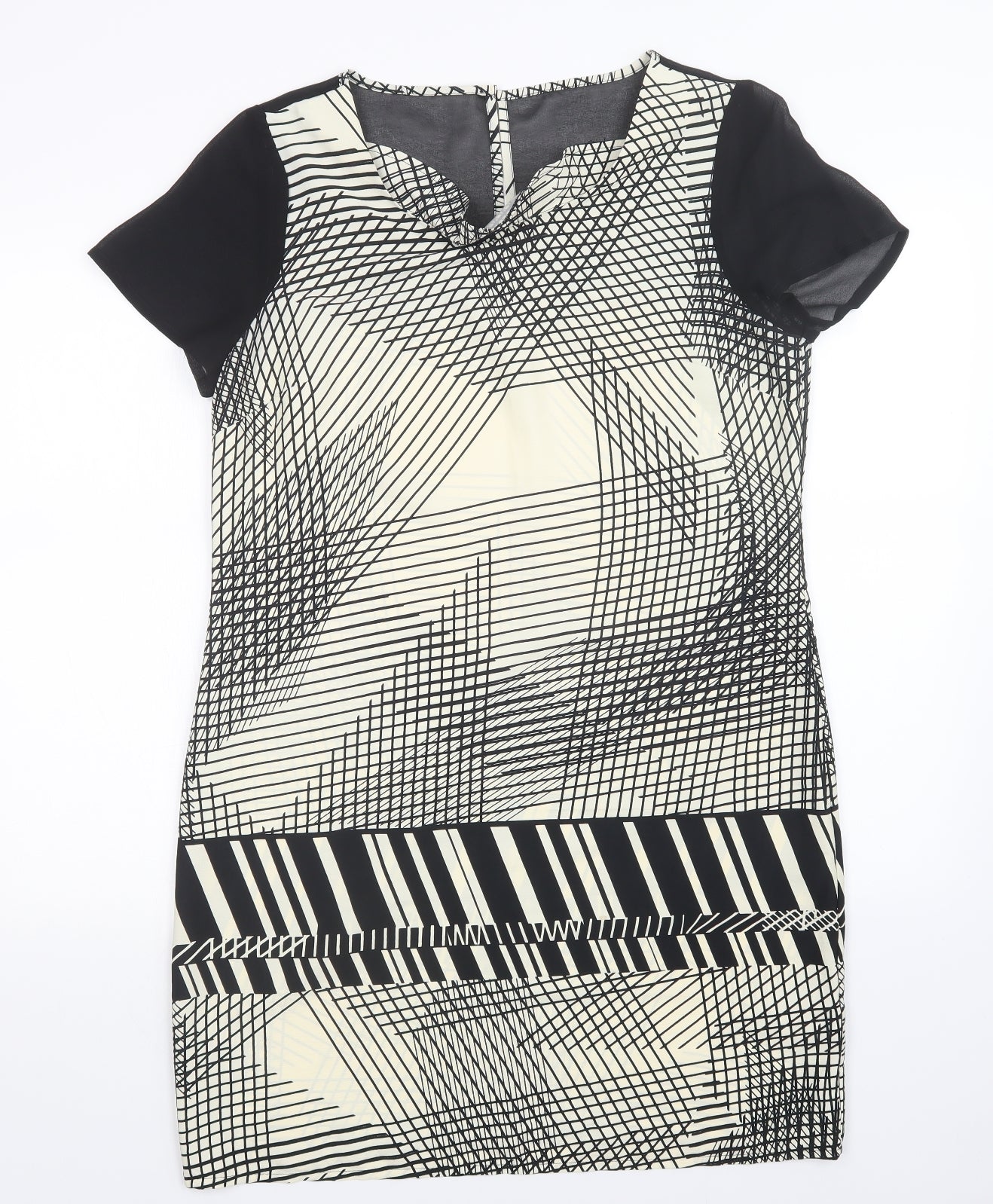 NEXT Womens Multicoloured Geometric  A-Line  Size 14