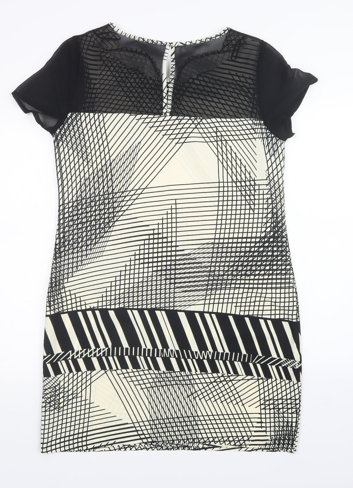 NEXT Womens Multicoloured Geometric  A-Line  Size 14