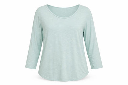 Womens UK Size 16 Evans Green Basic Blouse