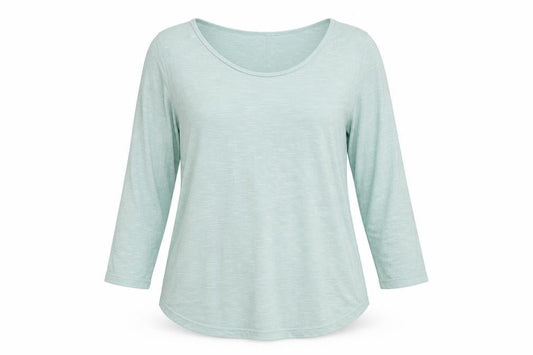 Womens UK Size 16 Evans Green Basic Blouse