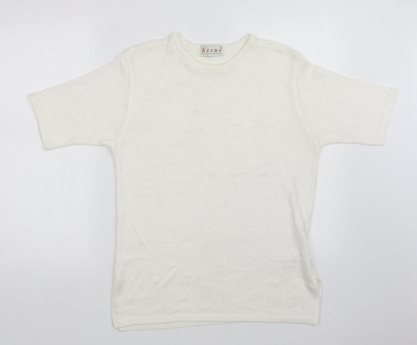 Womens UK Size  Keeno White Pullover Jumper