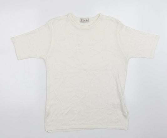 Womens UK Size  Keeno White Pullover Jumper