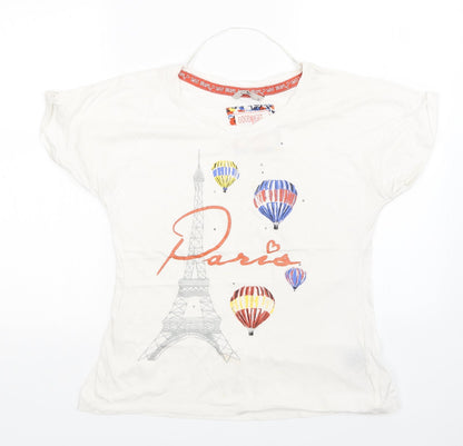 TU Womens White   Top Pyjama Top Size 12