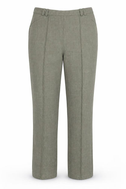 Womens UK Size 32 in M&S Regular Fit  Green Trousers