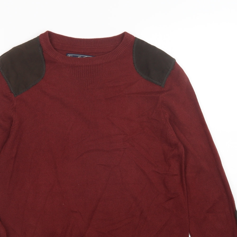 New Look Mens Red   Pullover Jumper Size S