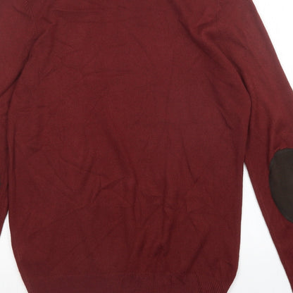 New Look Mens Red   Pullover Jumper Size S