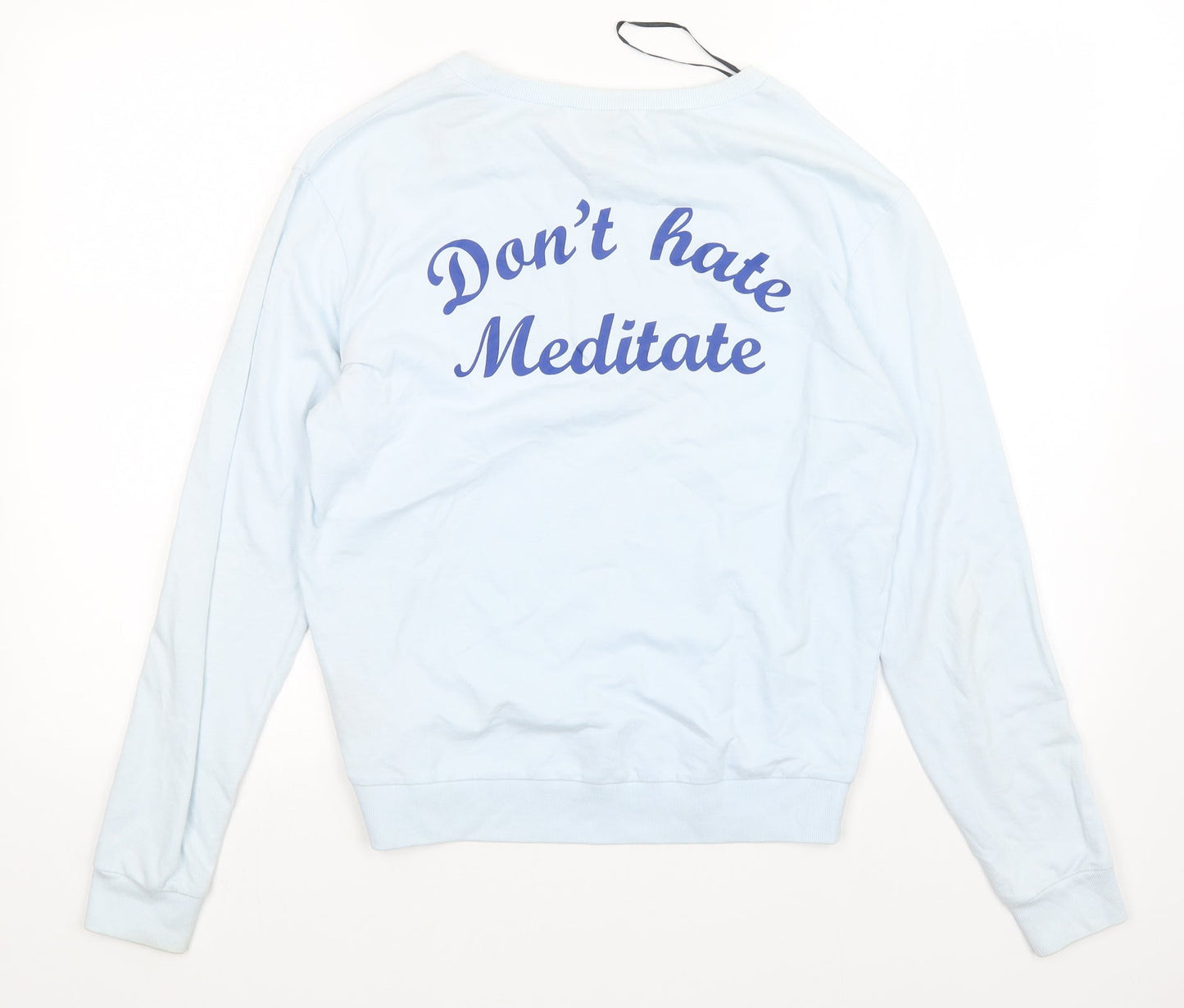 H&M Womens Blue   Pullover Sweatshirt Size S