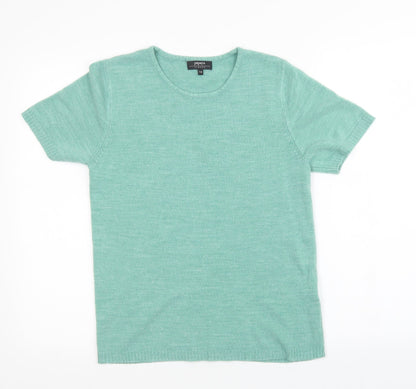 Womens UK Size 14 Papaya Green Pullover Jumper