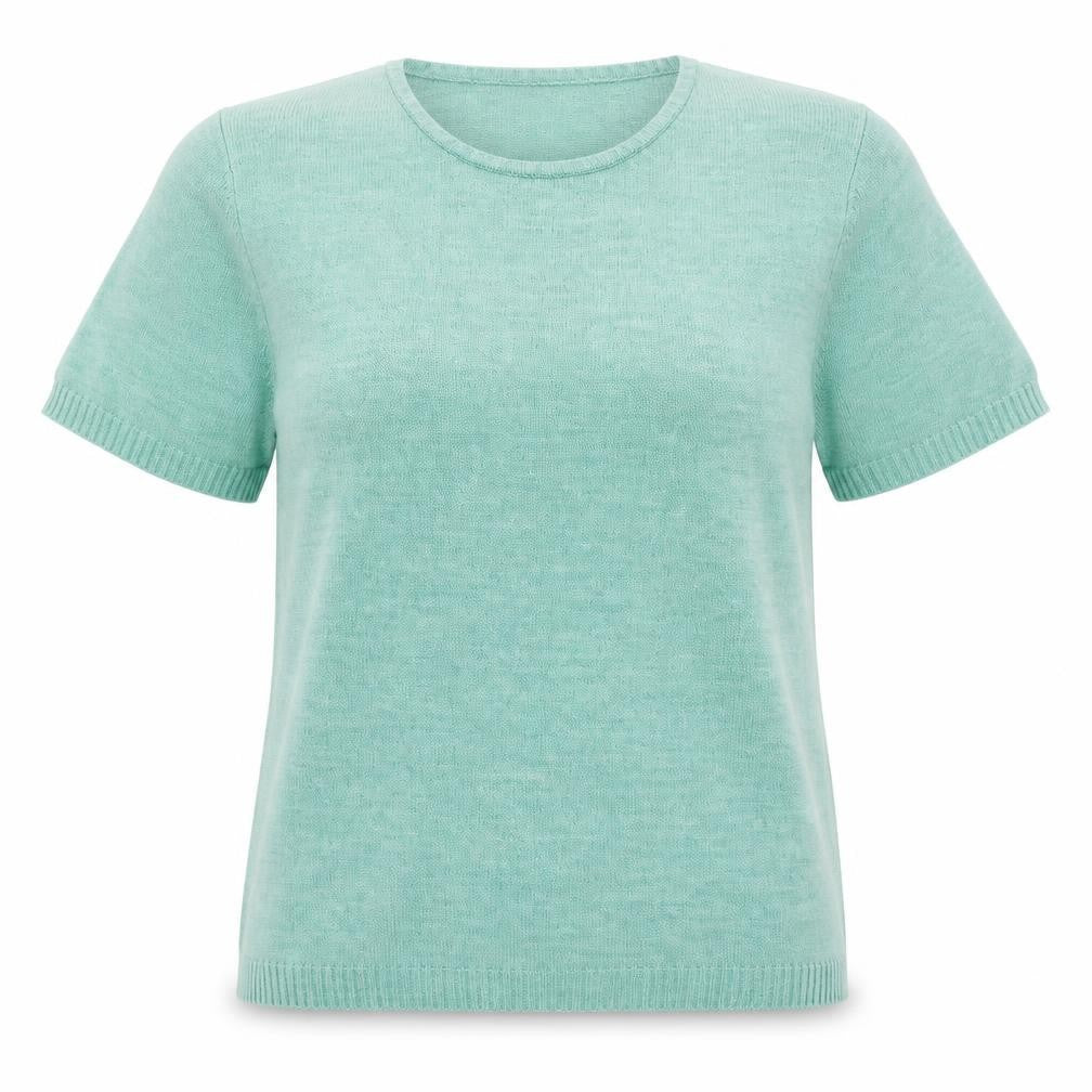 Womens UK Size 14 Papaya Green Pullover Jumper