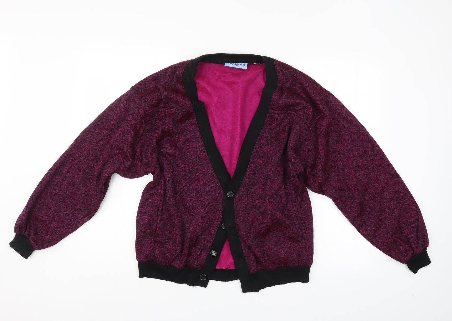 Steel Womens Purple   Cardigan Jumper Size M