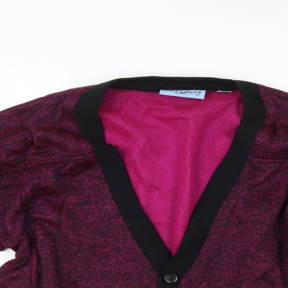 Steel Womens Purple   Cardigan Jumper Size M