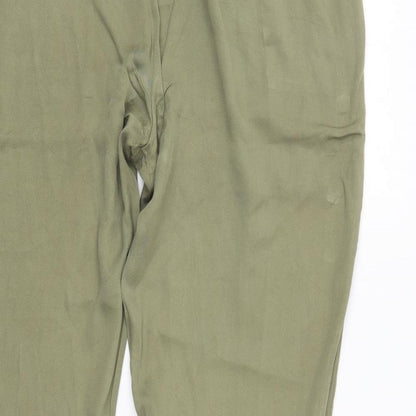 Womens UK Size 20 Papaya Regular Fit  Green Trousers