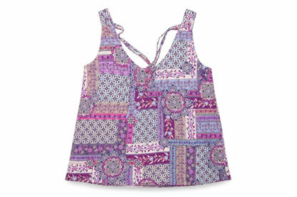 Womens UK Size 10 TU Multicoloured Basic Blouse