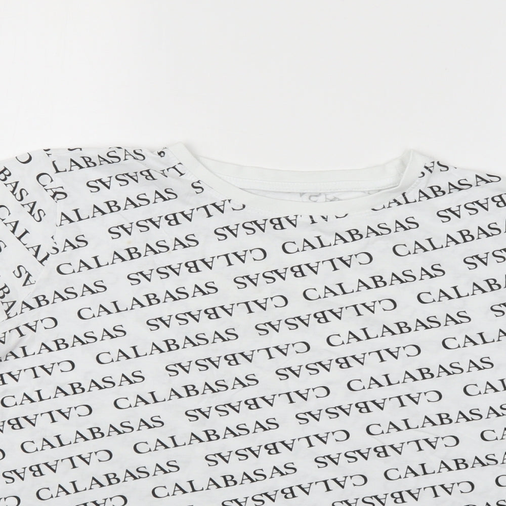 Primark Womens White   Basic T-Shirt Size 14