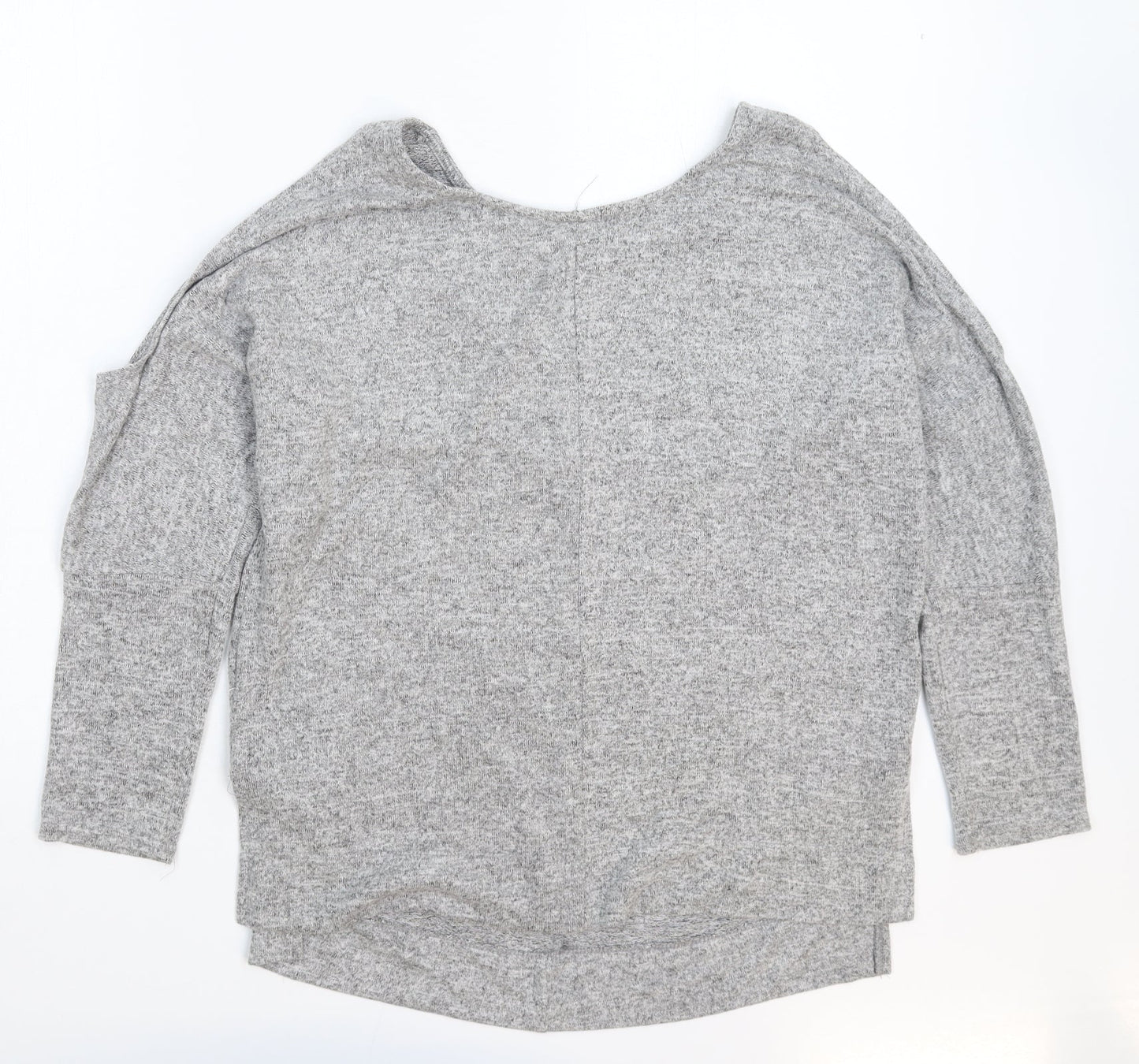 Womens UK Size 16 Preworn Grey Pullover Jumper