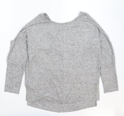 Womens UK Size 16 Preworn Grey Pullover Jumper