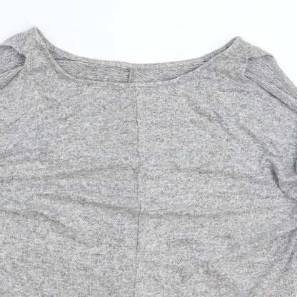 Womens UK Size 16 Preworn Grey Pullover Jumper