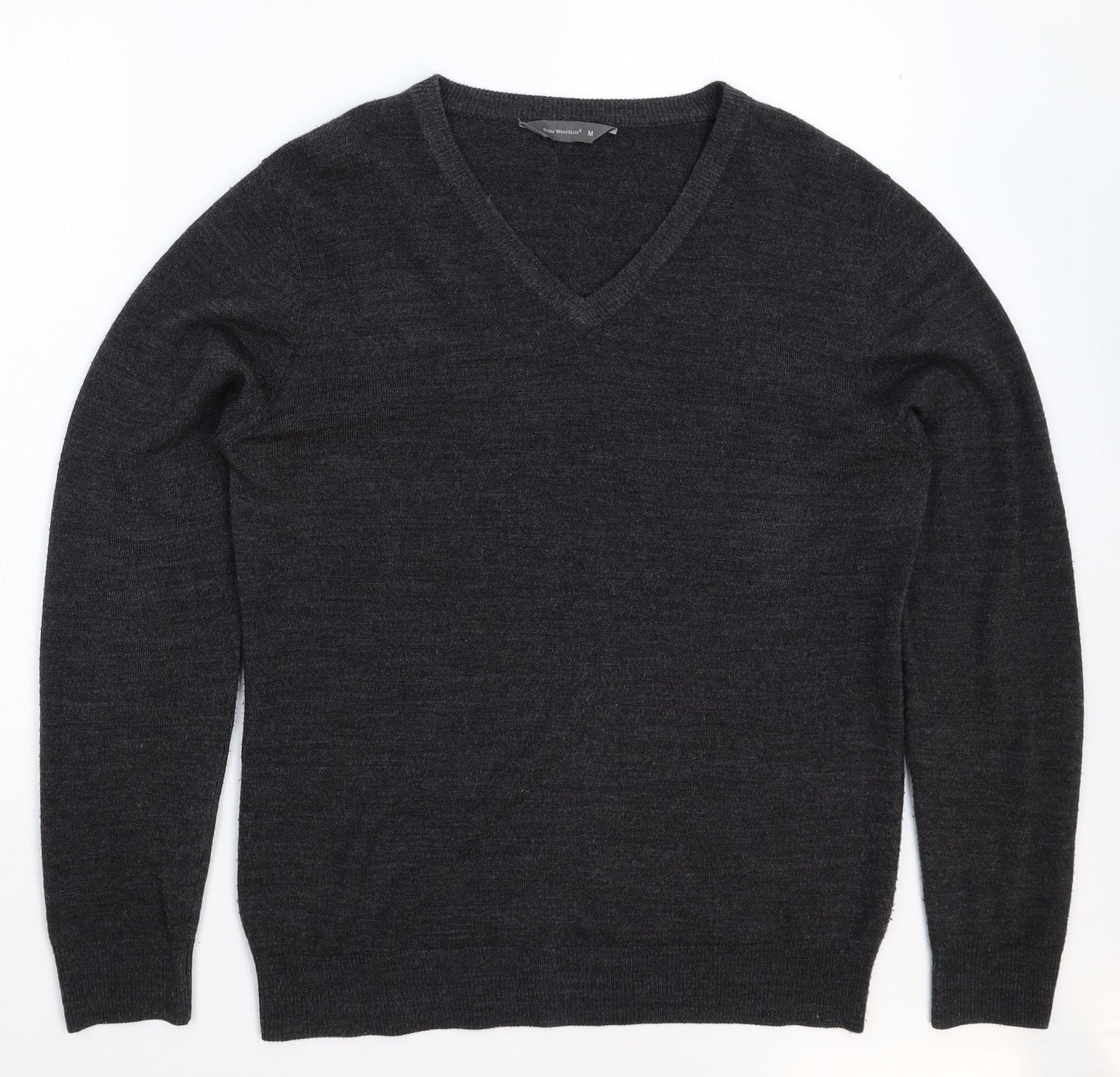 Cedar Wood State Mens Grey  Knit Pullover Jumper Size M