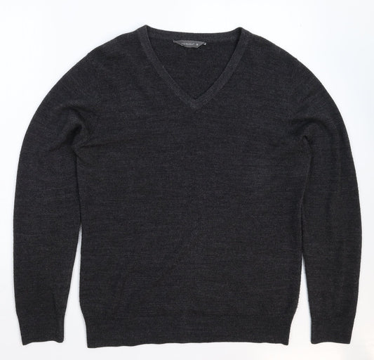 Cedar Wood State Mens Grey  Knit Pullover Jumper Size M