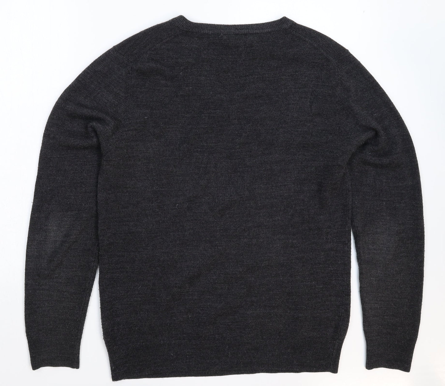 Cedar Wood State Mens Grey  Knit Pullover Jumper Size M