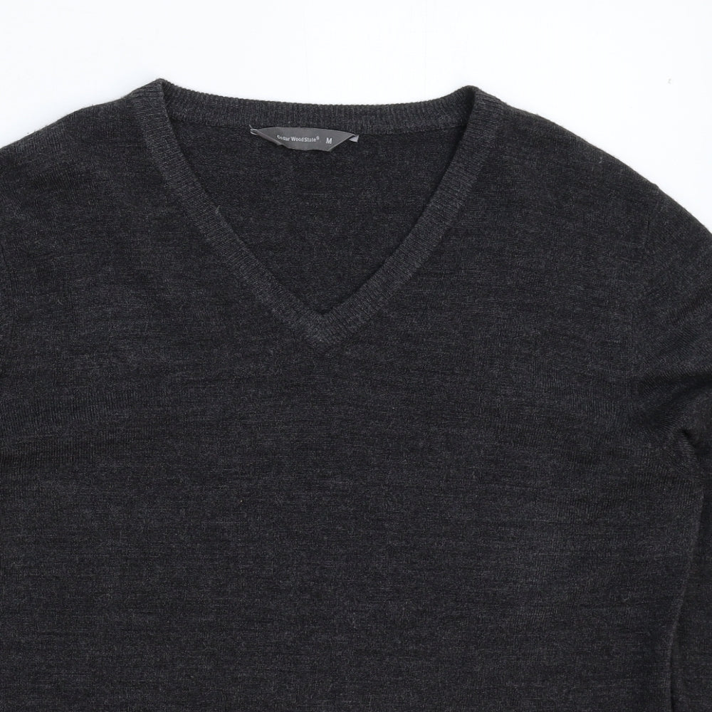 Cedar Wood State Mens Grey  Knit Pullover Jumper Size M