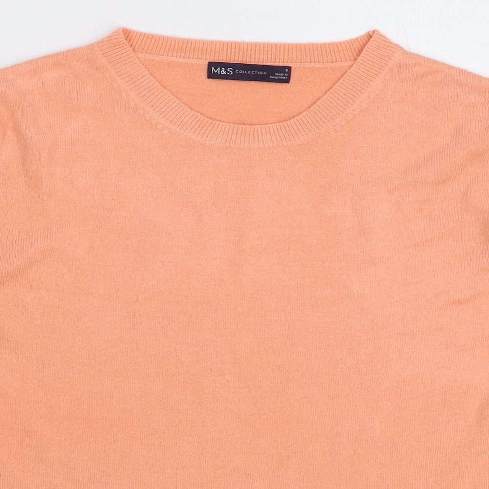 Womens UK Size 8 Marks and Spencer Pink Pullover Jumper