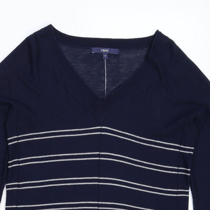 Womens UK Size 10 NEXT Blue Pullover Jumper