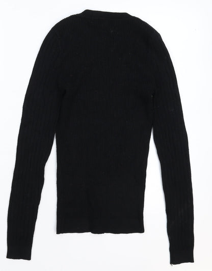 Womens UK Size 8 New Look Black Pullover Jumper