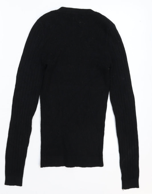 Womens UK Size 8 New Look Black Pullover Jumper