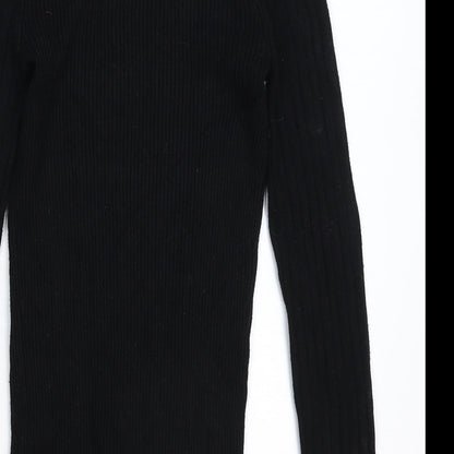 Womens UK Size 8 New Look Black Pullover Jumper