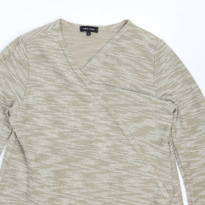 Womens UK Size L New Look Grey Cardigan Jumper