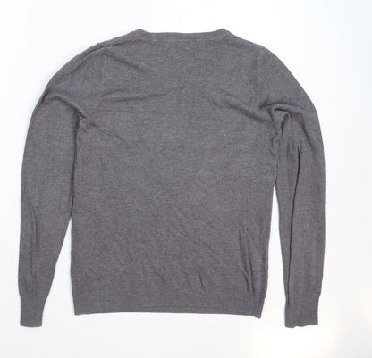 Womens UK Size 8 Marks and Spencer Grey Pullover Jumper