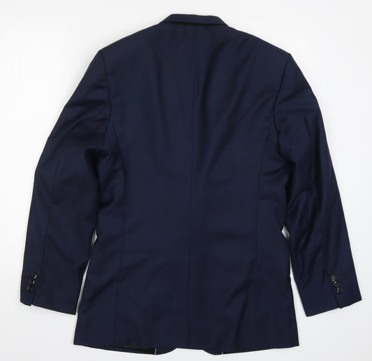 Nit Taylor Mens Blue   Jacket Suit Jacket Size 34