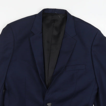 Nit Taylor Mens Blue   Jacket Suit Jacket Size 34