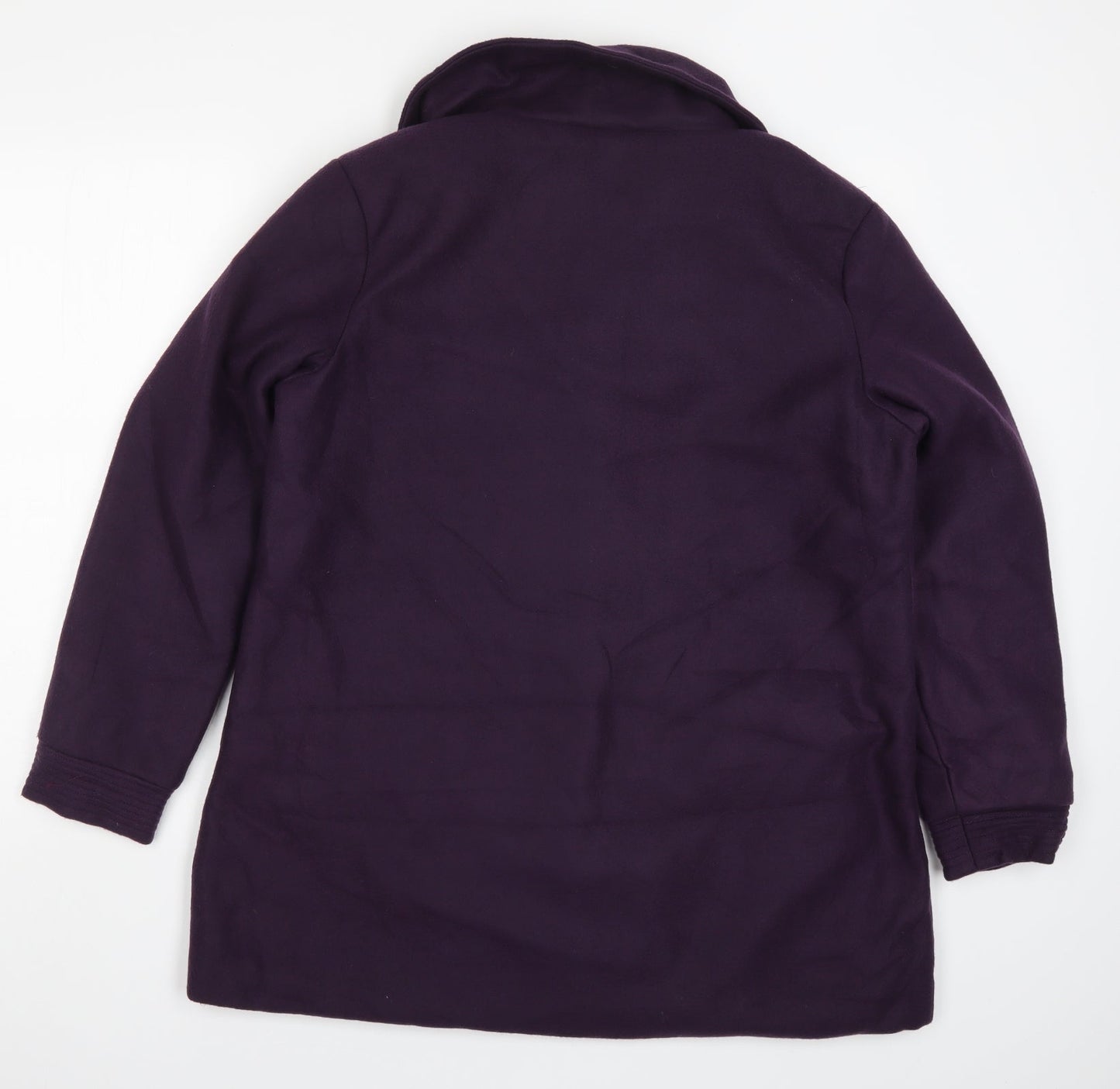 Womens UK Size 14 Gabriella Vicenga Purple Pea Coat