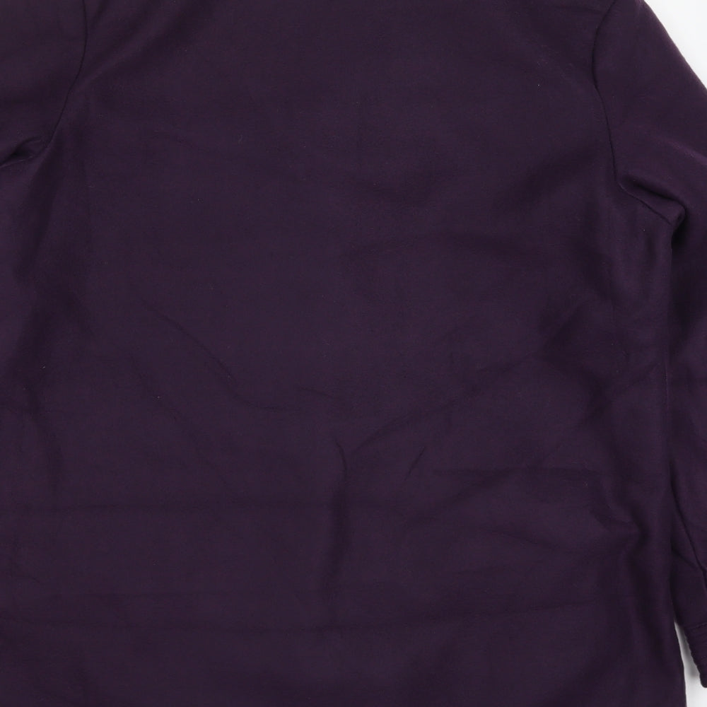 Womens UK Size 14 Gabriella Vicenga Purple Pea Coat