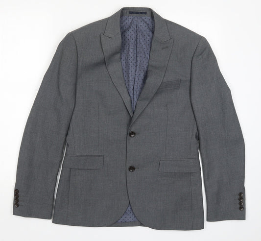 Mens UK Size 38 NEXT Regular Grey Suit Jacket