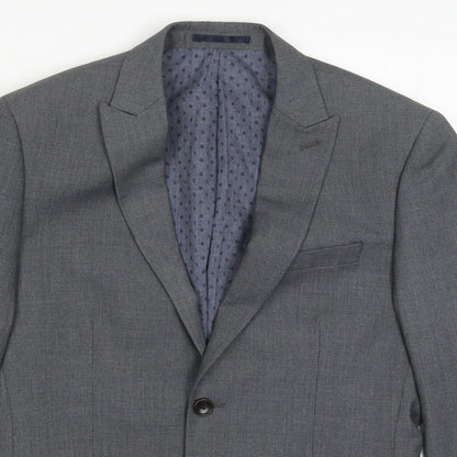 Mens UK Size 38 NEXT Regular Grey Suit Jacket