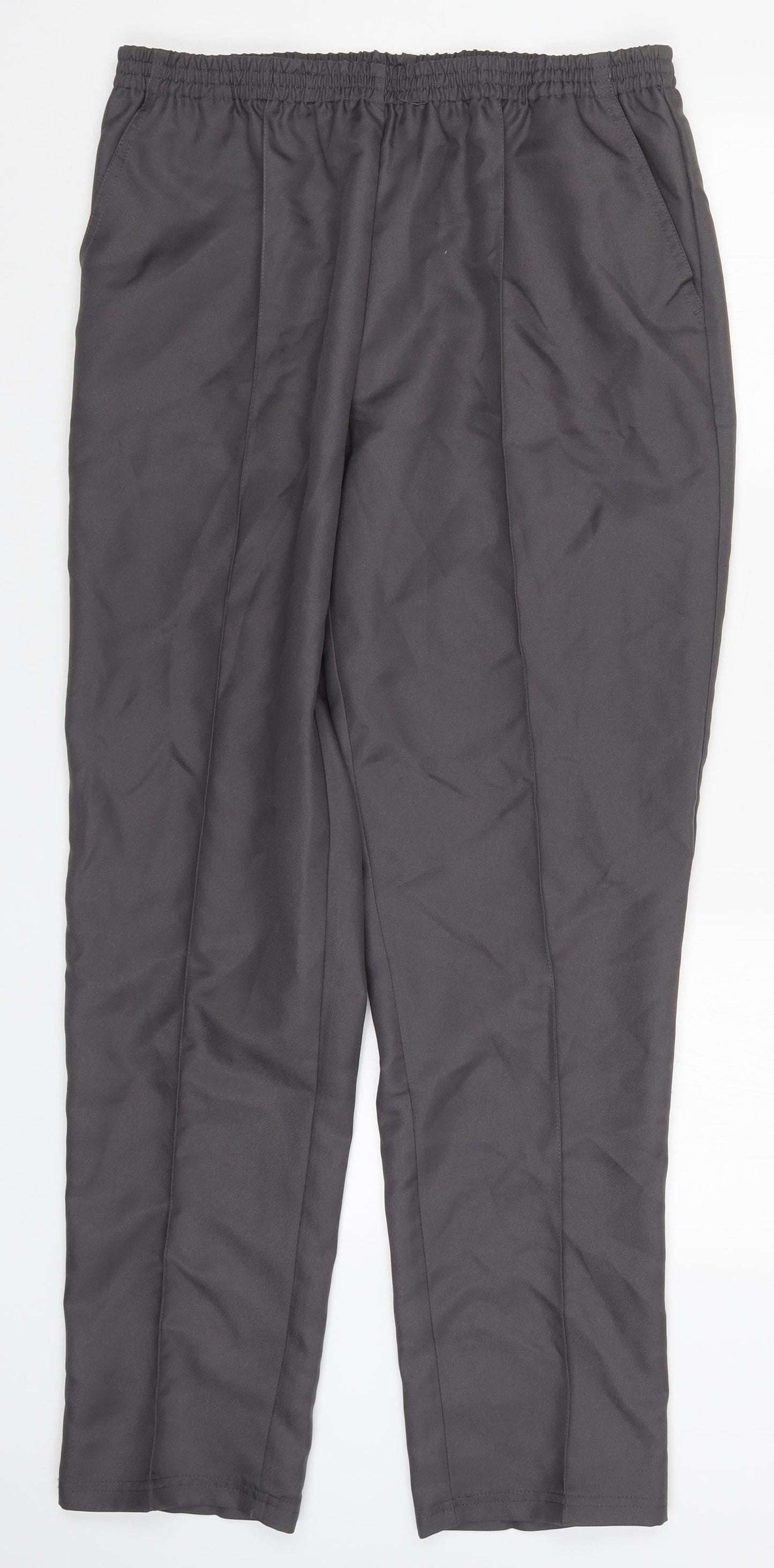 Womens UK Size 16 Damart Regular Fit  Grey Trousers