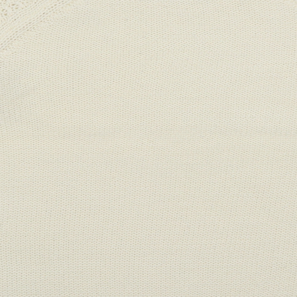 Womens UK Size S Matalan Ivory Pullover Jumper