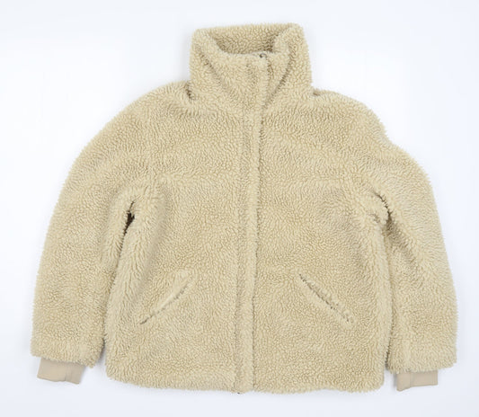 H&M Womens Beige   Jacket Coat Size S