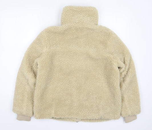 H&M Womens Beige   Jacket Coat Size S
