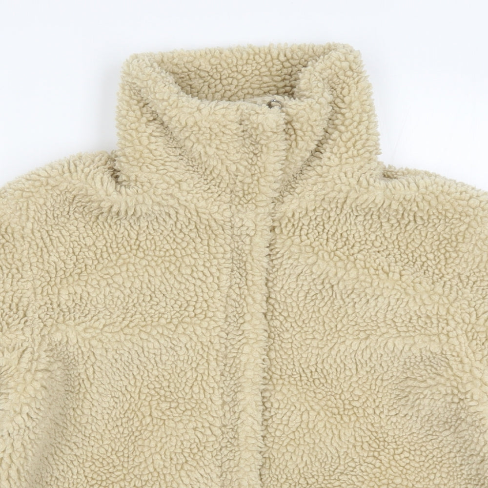 H&M Womens Beige   Jacket Coat Size S