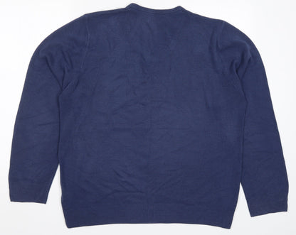 Marks and Spencer Mens Blue  Knit Pullover Jumper Size L