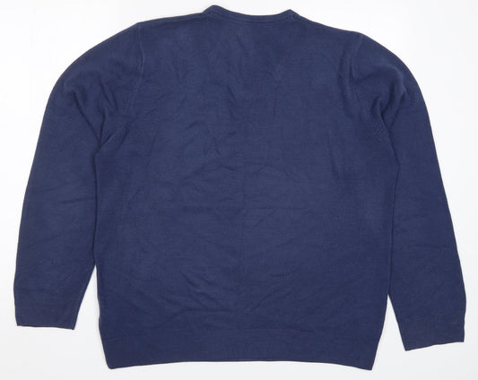 Marks and Spencer Mens Blue  Knit Pullover Jumper Size L