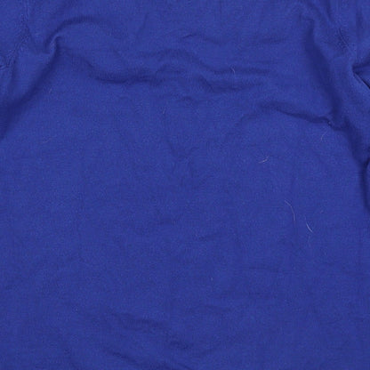 Womens UK Size 10 M&Co Blue Pullover Jumper